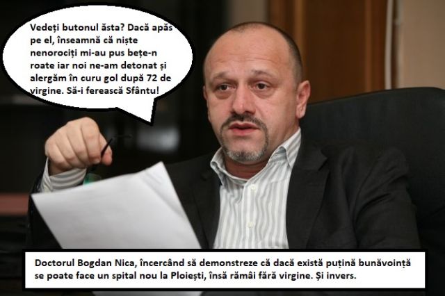 Adevăratele declarații ale lui Bogdan Nica legate de construcția spitalului: „Să-i ferească Sântu! Mă deloghez!&quot;